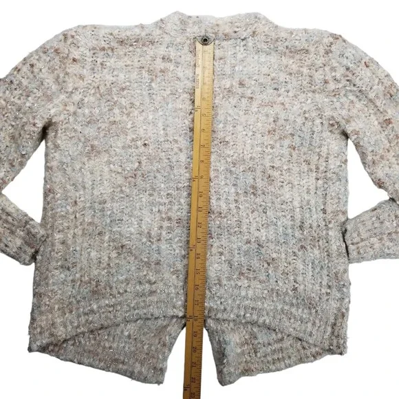 Maurices Sweater Womens Sz M Chunky Knit Cardigan Long Sleeve Sparkle Open Front - Picture 9 of 12